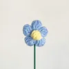 Puff flower blue