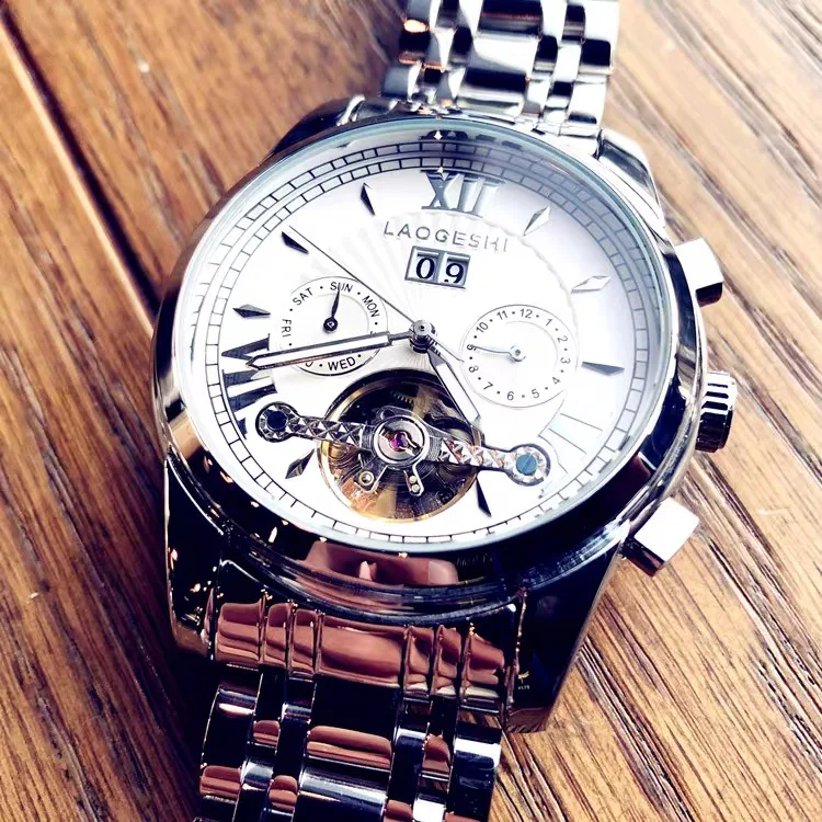 Best Selling Product Black Watch Unique Fashion Men Luxury Supplier Wholesale Factory Automatic Mechanical Watch
