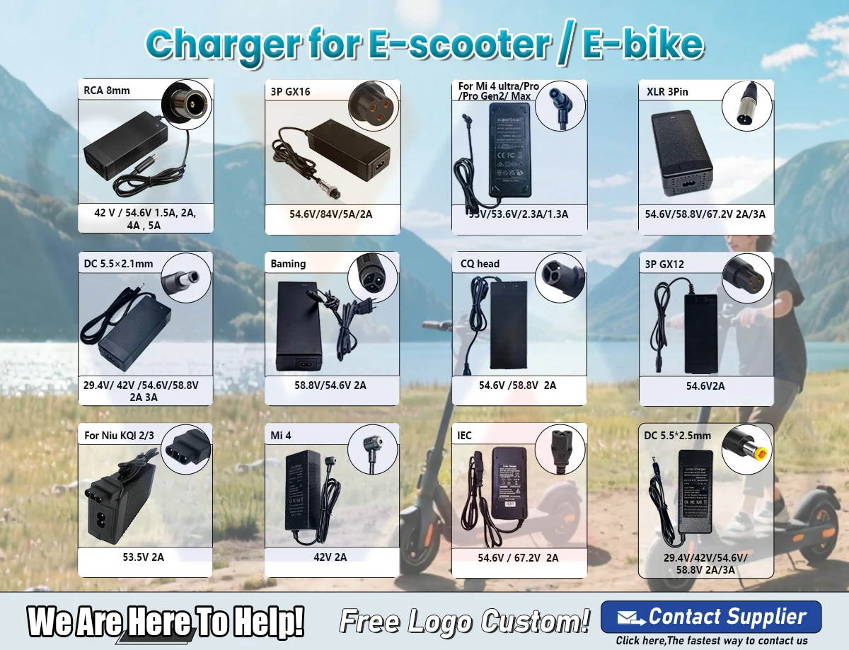 product new image factory direct hlt 546v 2a charger for kukirin g2 pro e scooter charger repair replacement electric scooter charger-2