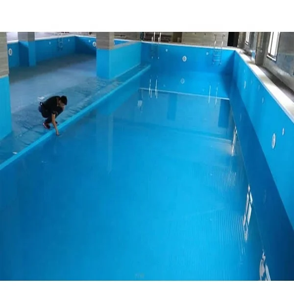 1,5 мм круглая синяя пленка для бассейна из ПВХ