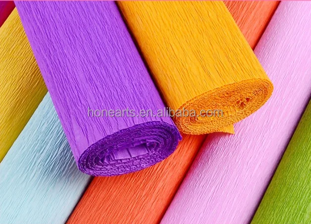 Heavy Crepe Paper Italian Crepe Paper Flowers for Craft