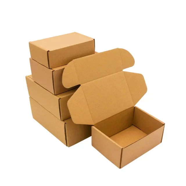 Hot selling skincare/cosmetics packaging paper boxes environmentally friendly custom printed corrugated packaging paper boxes