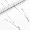 Colgante de perlas-plata