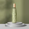 Tri-fold 8-bone black glue plain matcha green