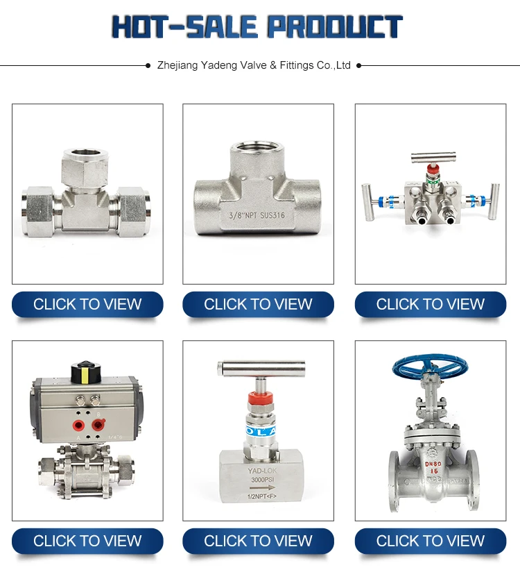 Swagelok Stainless Steel 1/4 Inch Double Ferrule Fitting Straight