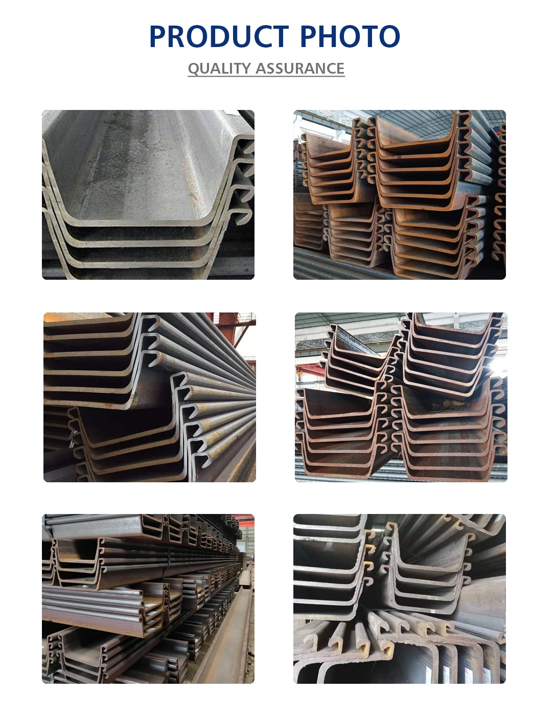 Hot Rolled Steel Sheet Piles Type 2 Pile Sheet Detachable - Buy Pile ...