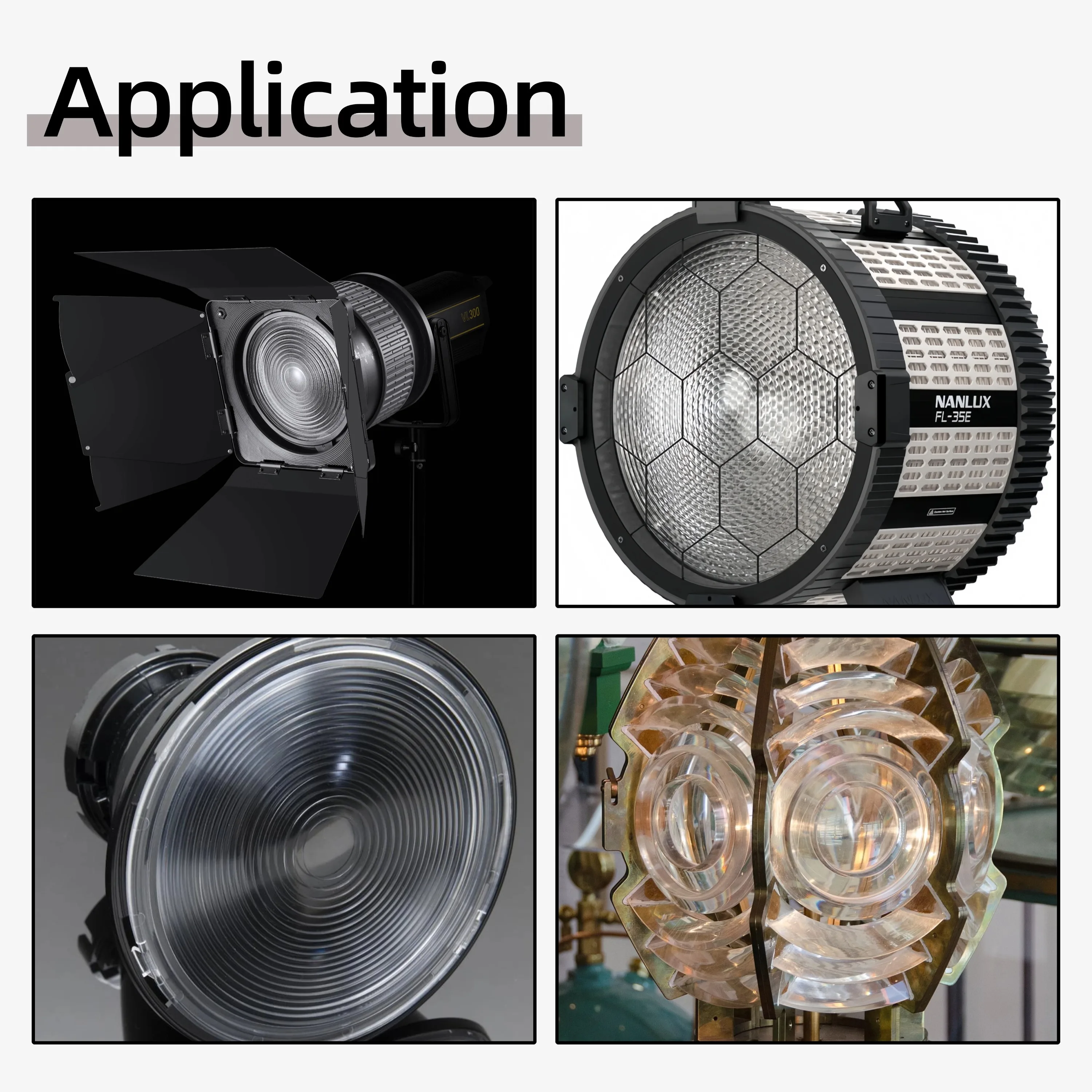 BOGLASS Manufacturer Wholesale Custom Size Shape 50-350Mm Large Optical Glass Fresnel Lens for Traffic Light Solar and Projector