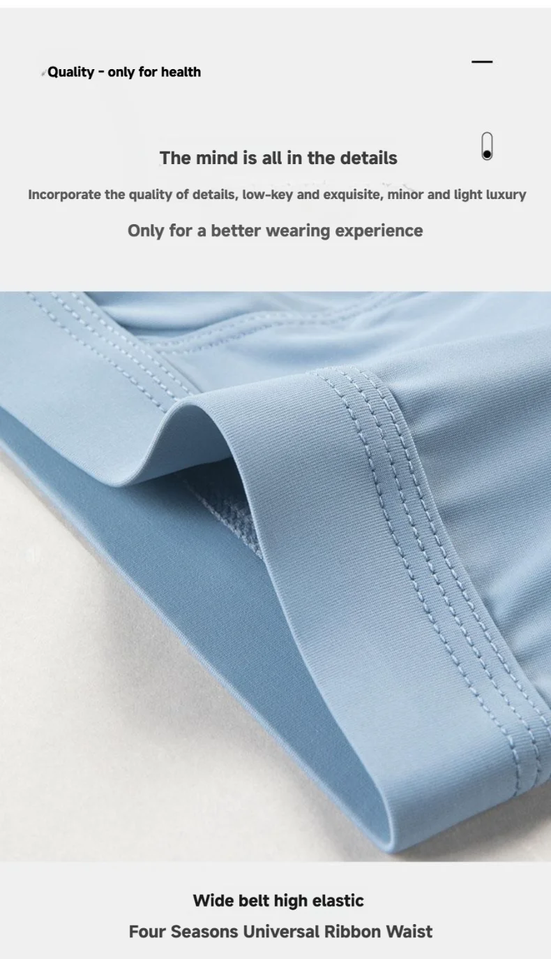 New Arrival Men's Underwear Comfortable Breathable  Antibacterial Ice Silk Men's Briefs Nylon Panties Custom OEM Supplier