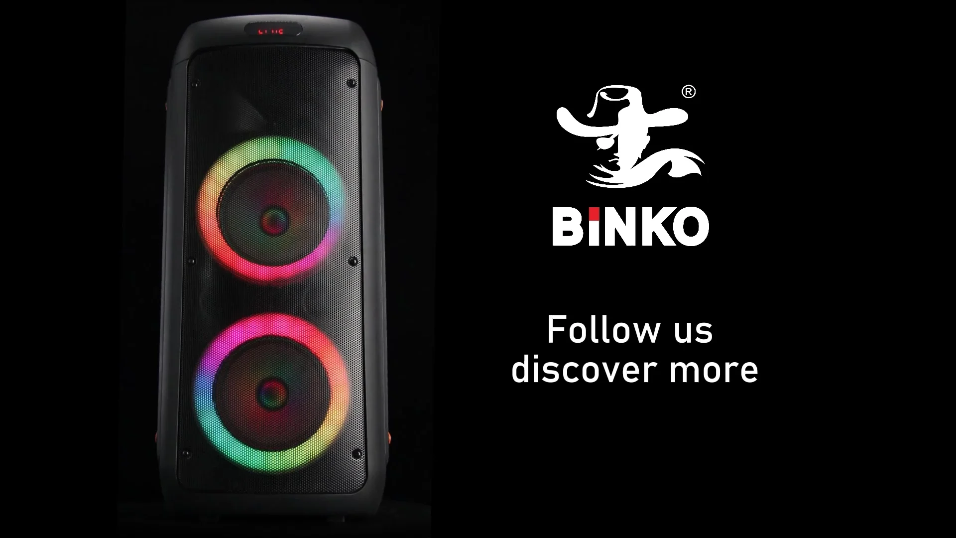 パーティースピーカー ZJZ-2086D 400WポータブルBluetoothスピーカー用RGB LED照明付き