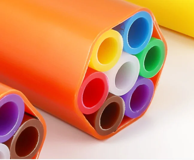 HDPE Corrugated Optic Duct Made From Durable PE Material