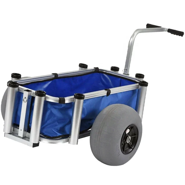 aluminium two wheel beach wagon cart