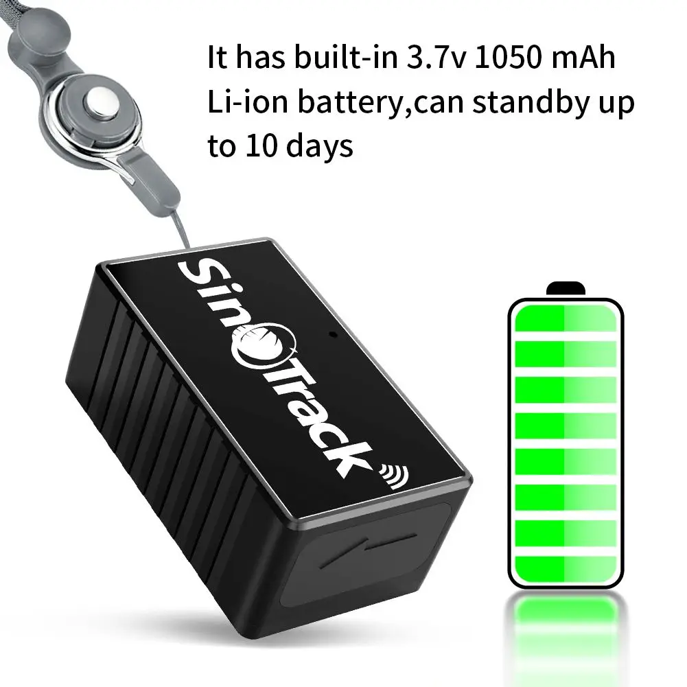 Remotely Control SinoTrack ST-903 Device Coin Size Pet Tracker GPS