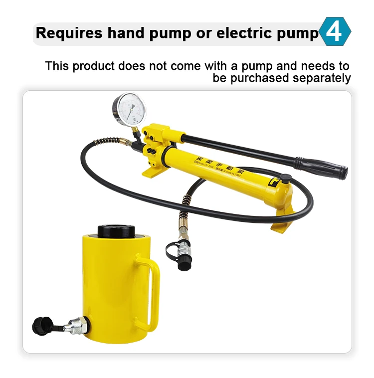 Rch3050 30t Hydraulic Cylinder Jack Hollow Single Acting Hydraulic Ram