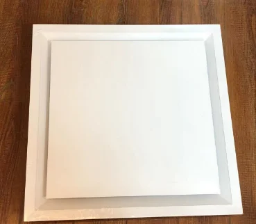 Modern Double Layer Four Way Ceiling Diffuser Flat Plate Aluminum Ventilation Diffuser for Warehouses