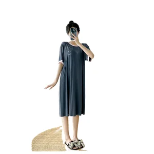 Women Maternity Dress European Maternity Breastfeeding Care Service L-3XL Good Stretch Plus Size