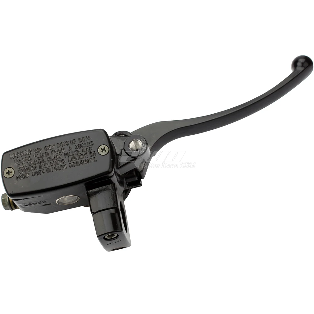 Главный цилиндр тормозной муфты мотоцикла Honda CB400 7/8-1/8, черный, левый или правый, 1992 дюйма, 22 мм или 1998 дюйма, 25 мм