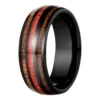 Black - red opal