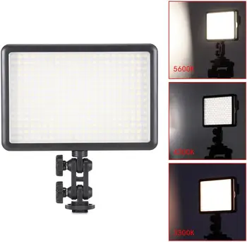 Neewer 308C LED Video Light and Stand Lighting Kit - 380 Pieces Dimmable LED Panel with Wireless Remote Control and 6.5 Feet detail image