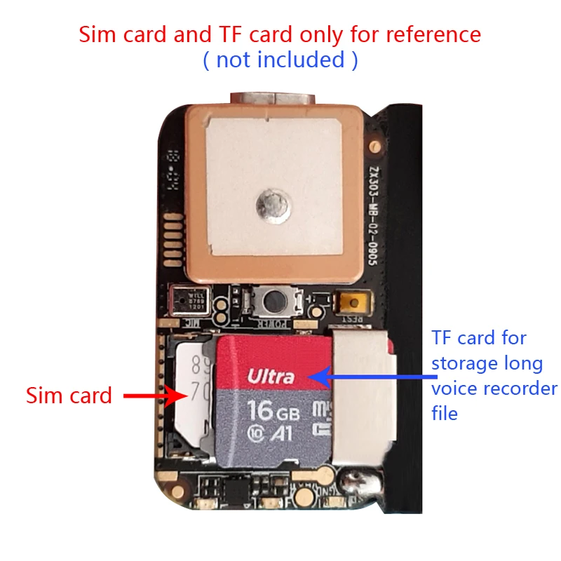 Smallest ZX303 Mini GPS Tracker with SOS Button for Real-Time