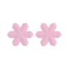 snowflake Focal bead Quartz Pink SA141