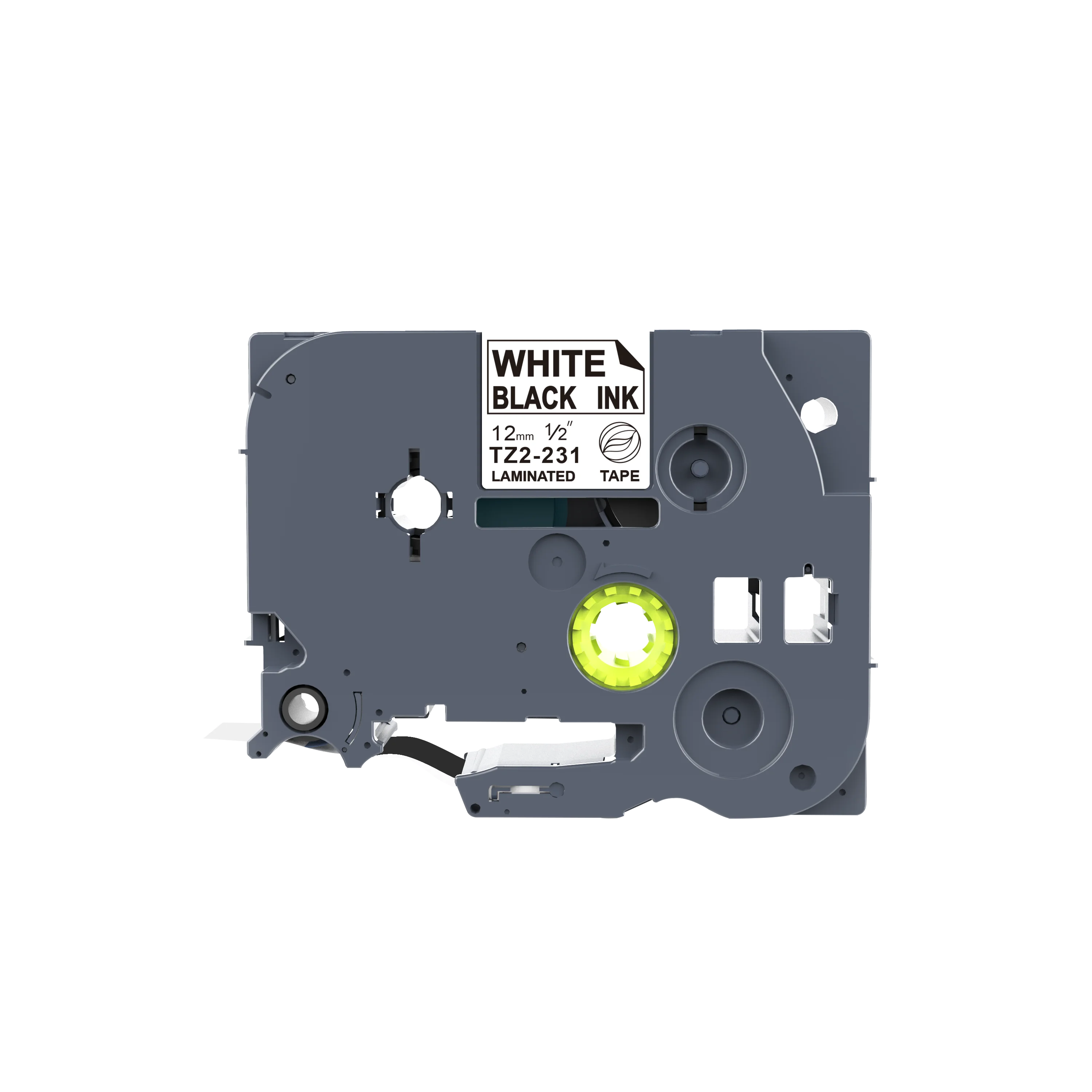 TZe-231 Label Tape - 12mm Laminated, Waterproof Printer Ribbon for