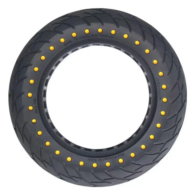 Image Tubeless 10 Inch Scooter Tyres Parts Honeycomb Solid Tire 10 X 2.5 Rubber Max G30 G30P G30E Electric Scooters Accessories