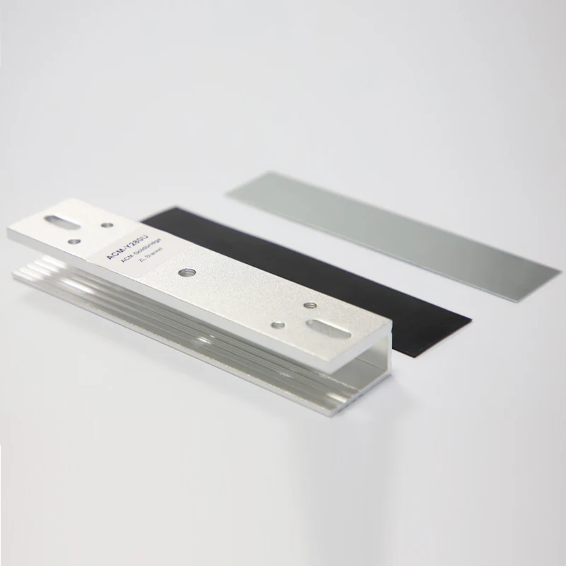 U Bracket for Electromagnetic Lock Frameless Glass Magnetic Lock 300lbs Electric Aluminum U Shape Bracket