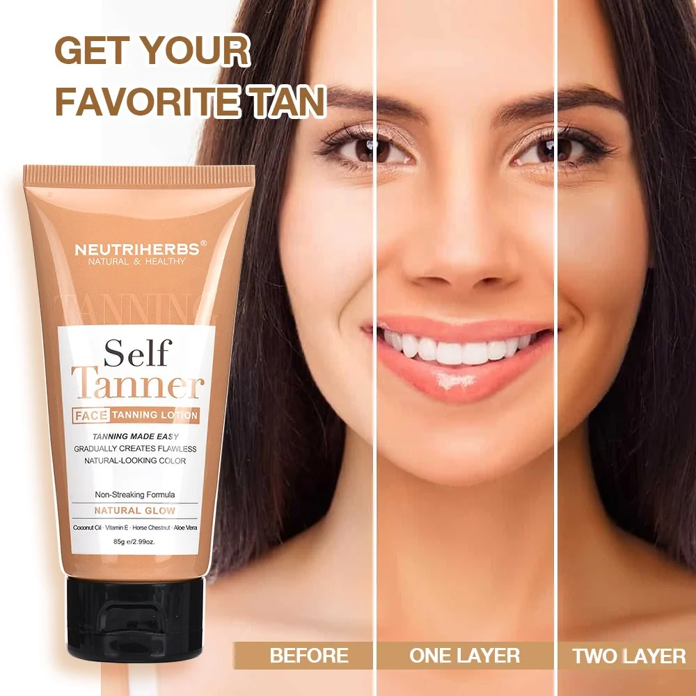 Wholesale Private Label Gradual Tan Smoothing Custom Sunless Tanning