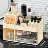 Translucent white drawer style [light yellow] Large capacity