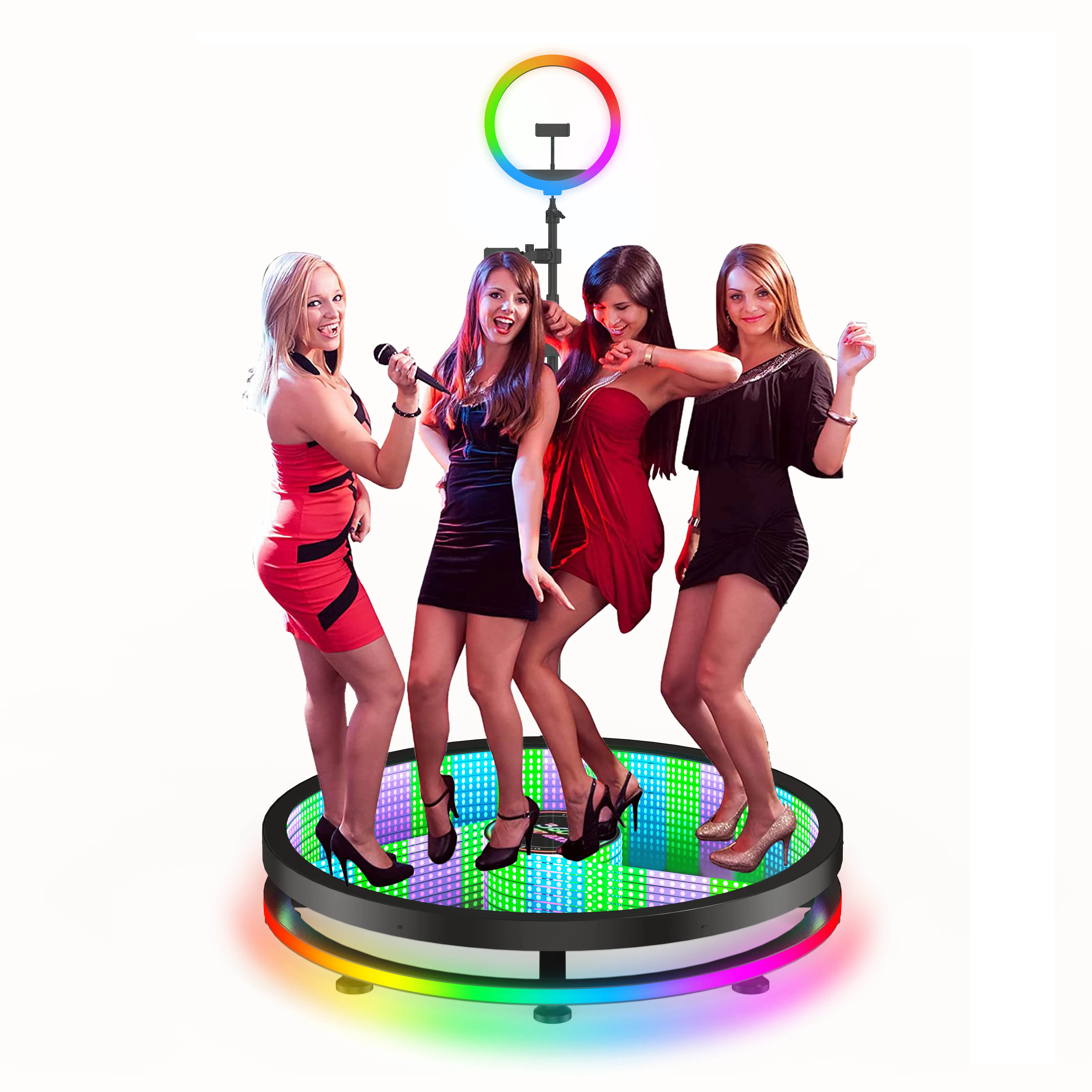 Лидер продаж новая портативная 360 для селфи на платформе бизнеса фотобудка свадьбы и мероприятий