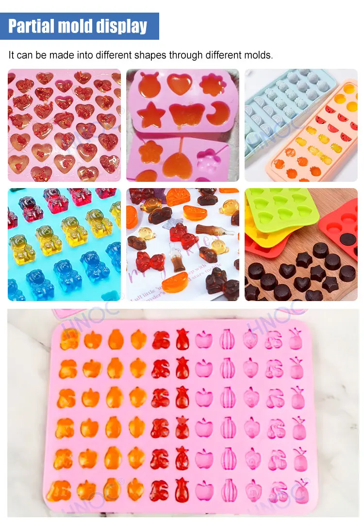 Full Automatic High Speed Hot Sale Small Juicy Soft Jelly Gummy Bear