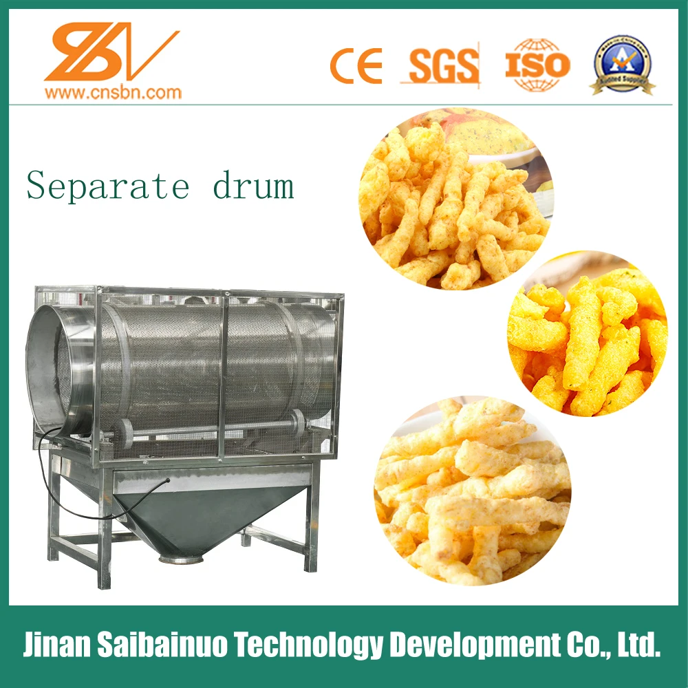 Mini Cheetos Kurkure Nik Naks Puffed Snacks Food Extruder Making Machine Full Setup Production Line Machinery
