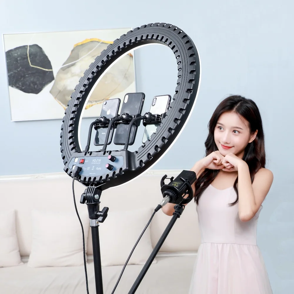 Live Show Video Tiktok 21 Inch Beauty Makeup Led Fill Lamp Photography  Selfie Ring Light With Tripod Stand - Buy Selfie Ring Light,Tripod Stand  Ring Light,Led Ring Light With Stand Product on ...