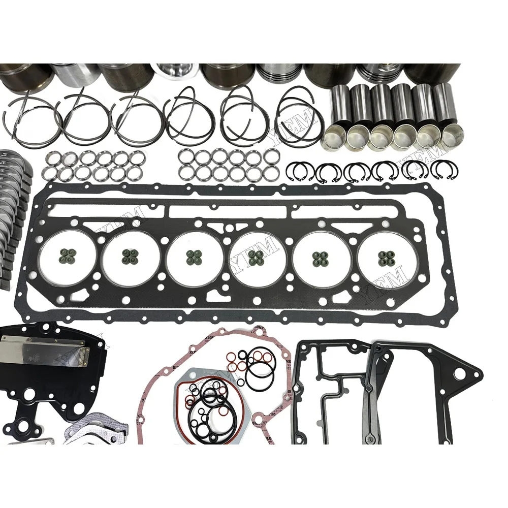 Overhaul Kit With Valves Engine Bearings Cylinder Liner Piston Rings Full Gasket Kit Fit for Caterpillar C-9 Engine 5