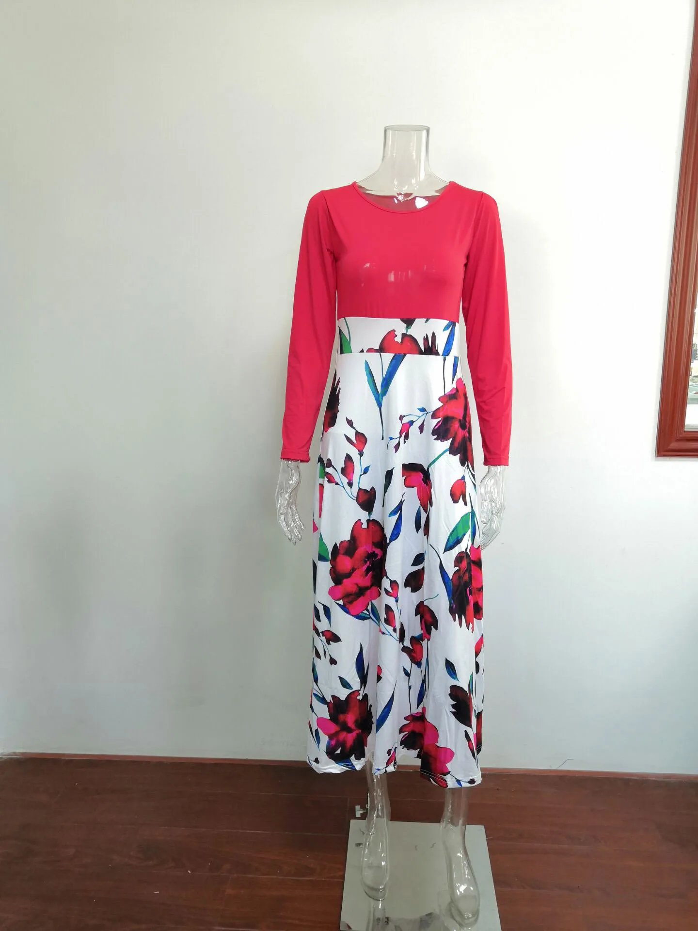 Цветочный принт эластичный мусульманский Выпускной из Бангкока недорогой Повседневный Женский стильный OEM корсет платья Лолиты повседневные длинное