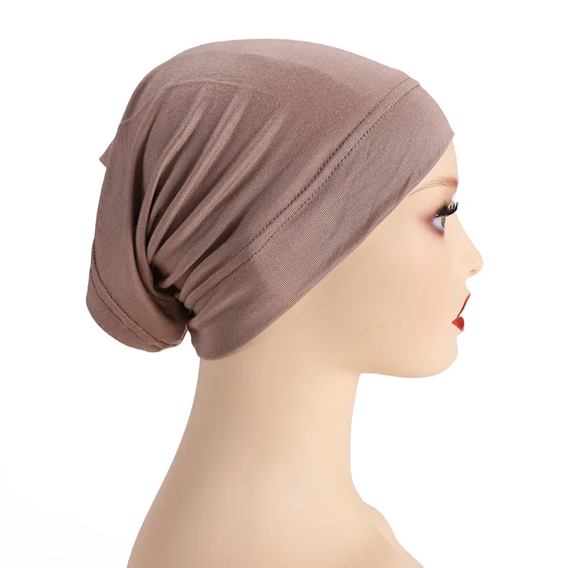 wholesale hijab undercap bonnet stretch solid