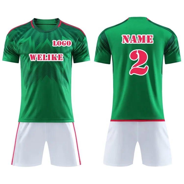 Source Fluorescence Green Bulk Sublimation China Football Shirt Maker  Custom Soccer Wear Blank Soccer Jersey on m.