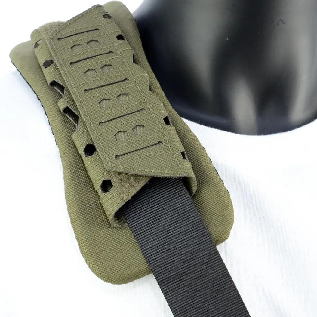 thumbnail image 2 of Breathable Tactical Shoulder Pad For Sling Bag - Soft Cushion Strap Cover (Solid Color) 2 of 3