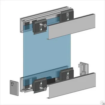 Balcony Top Mounted Aluminum U Channel Tempered Glass Frameless Railing Profile