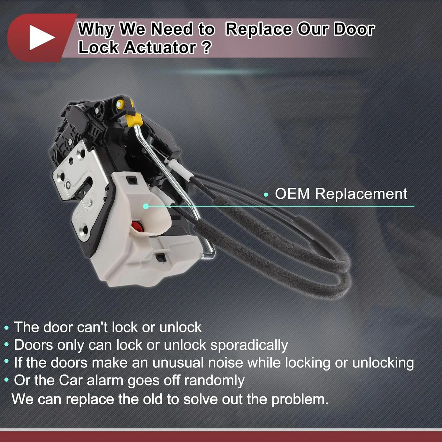 Side Sliding Door Lock Actuator for Mercedes BMW Audi Toyota Honda VW Nissan Range Rover Ford Chevrolet Hyundai Kia Renault