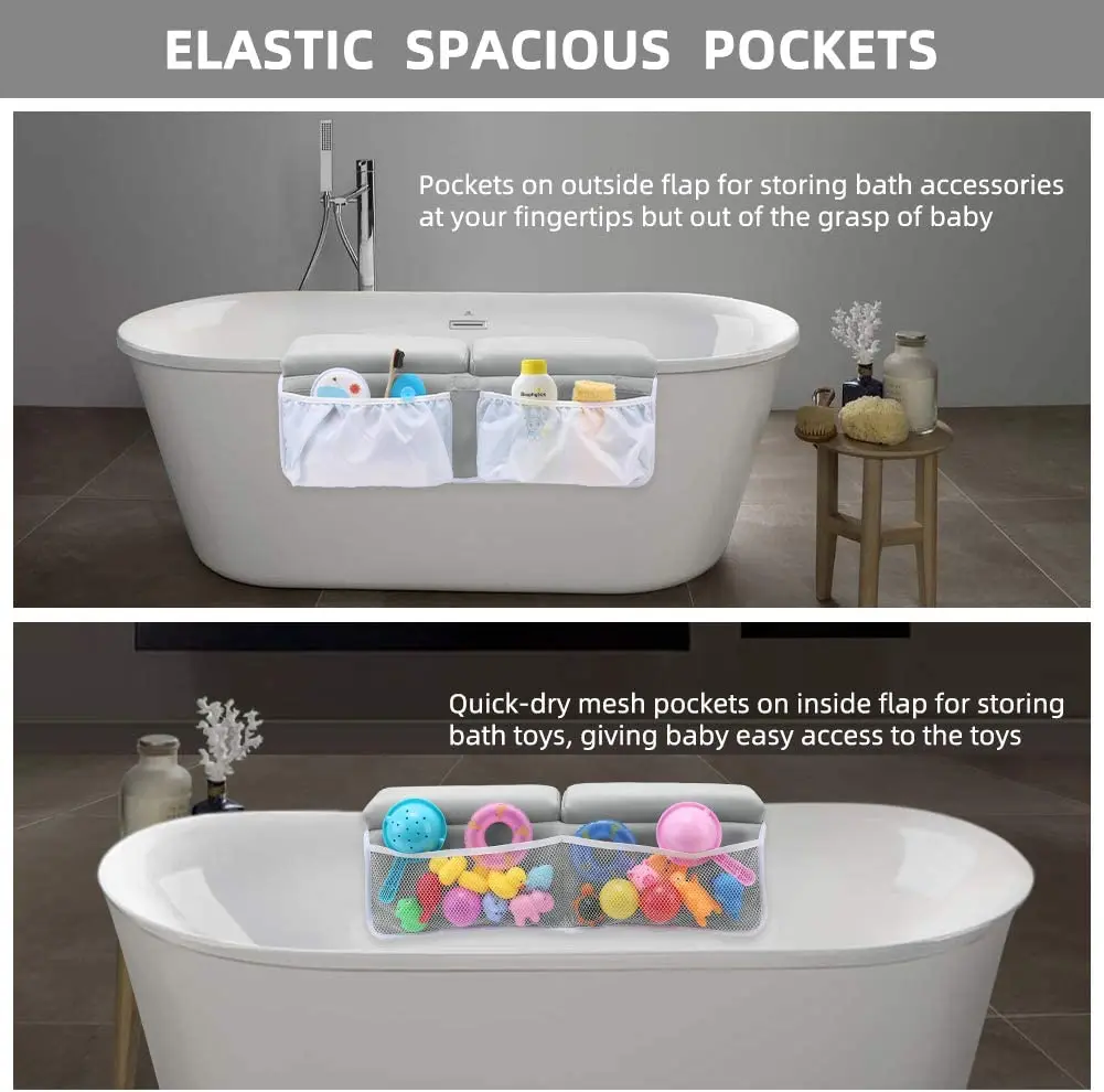 Bath Kneeler Elbow Rest Set Baby Bath Kneeling Pad Thick Nonslip