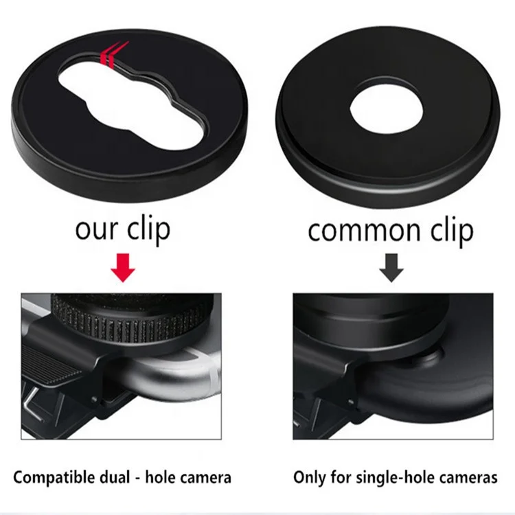 
 Aipaxal универсальный зажим 2 в 1 4K HD Macro и 0,5x супер широкоугольный объектив для мобильного телефона  