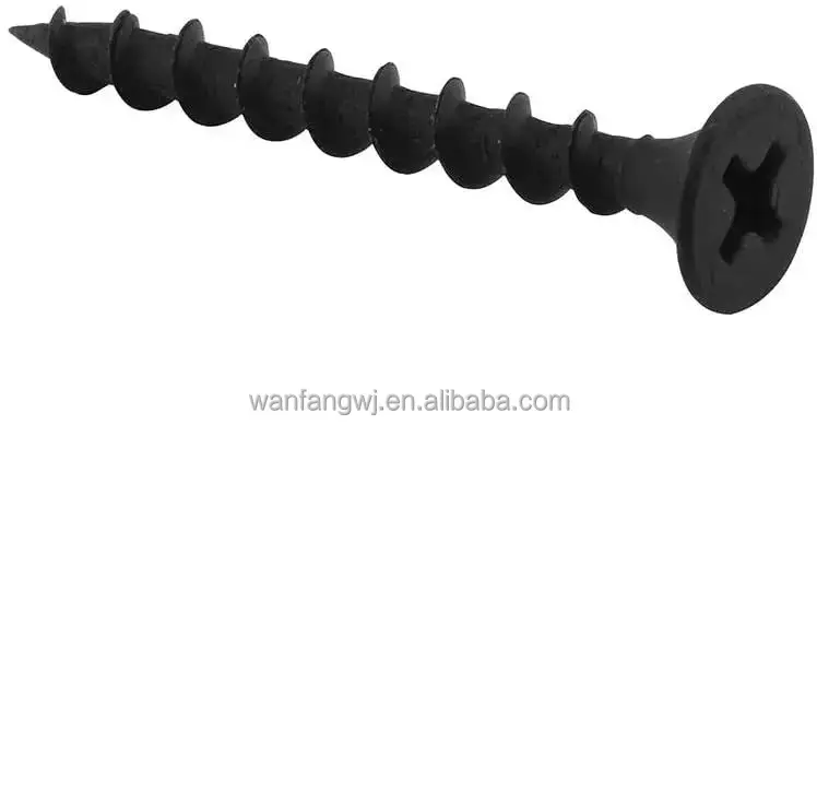 Black Self Tapping Screws Fine Thread Screws Drywall Plasterboard Wood Nails Buy Butterfly