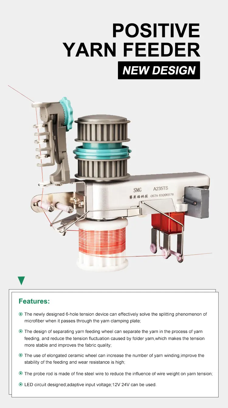 Memminger Yarn Tension Yarn Feeder Led Yarn Break Stop Storage