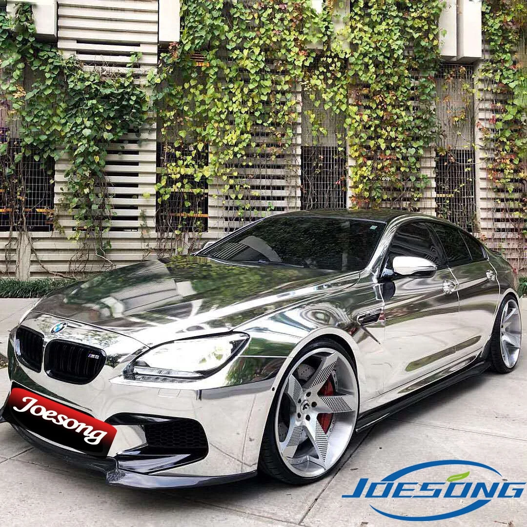 Factory Price Color Changing PVC Car Wrap Glossy Rose Gold Stretchable Mirror Chrome Vinyl Wraps Auto Full Car Body
