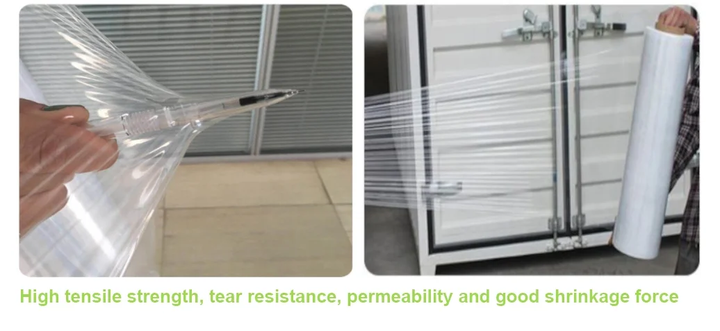 PLA Pallet Transparent Heat Shrink Wrap Stretch Film Biodegradable Wrapping Plastic Film