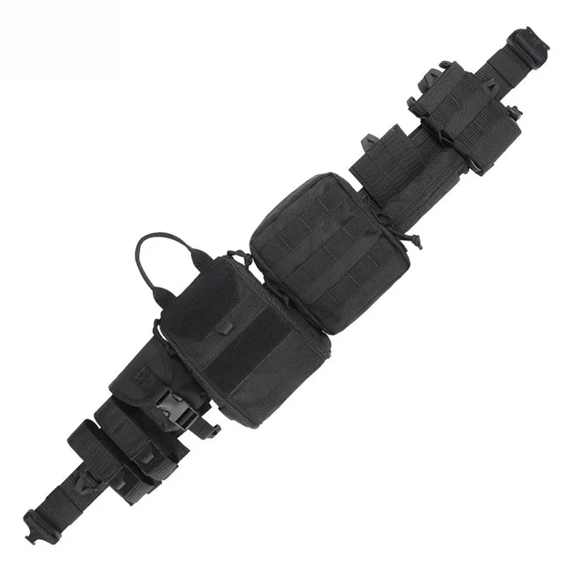 High Quality Tactical Belt Outdoor Training Use Pouch Hunting Accessories Multifunctional Tactical Duty Belt