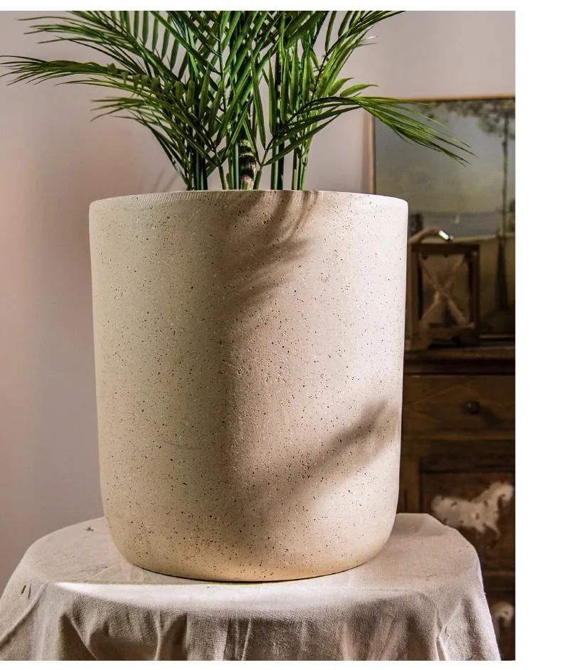 product factory direct mgo flower pot magnesium oxide planter fiber clay lightweight cement decorative indoor outdoor oem manufacturer-13
