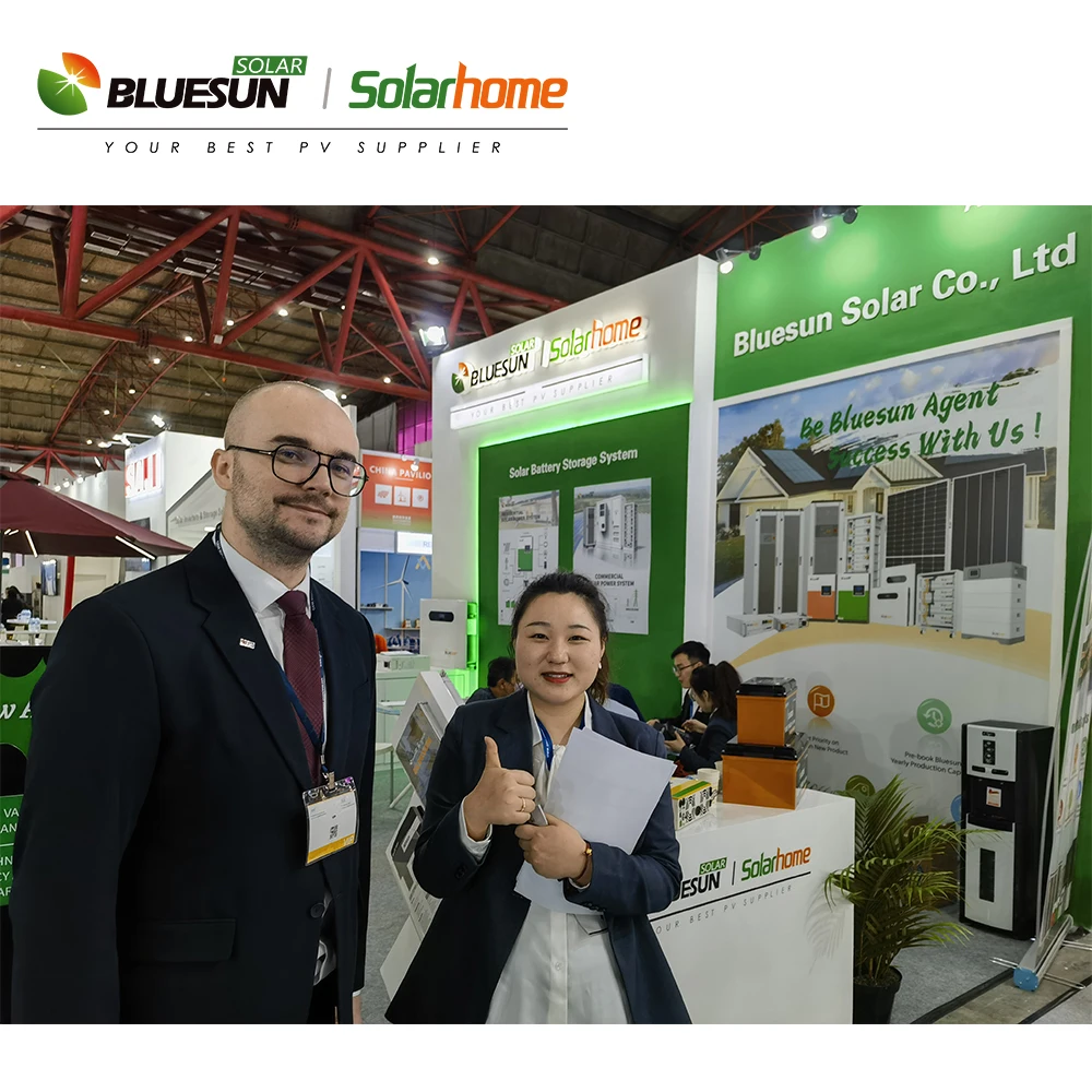 Bluesun 6kw 8kw Household Energy Storage System 6kw Solar System Solar Panels System with Lithium Batteries