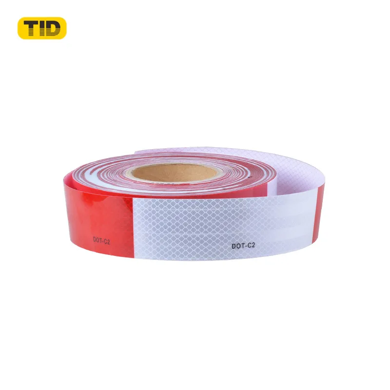 Waterproof Yellow Reflective Tape,DOT-C2 Outdoor Safety Tape,High viscosity Fade Resistant,Durable,Reflector Conspicuity,Weather And Moisture Resistant,2 IN × 20 FT 